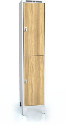 Divided cloakroom locker ALDERA with feet 1920 x 400 x 500